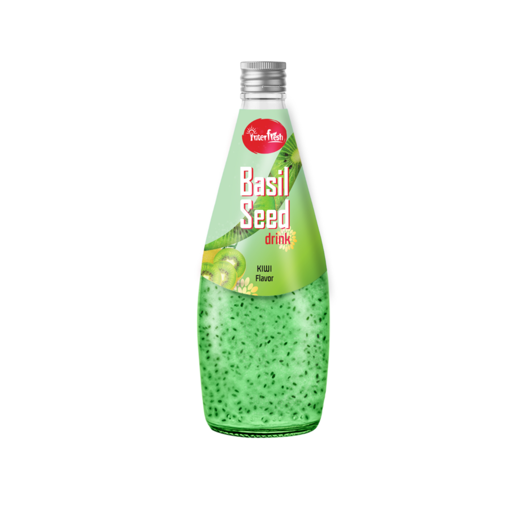 290ml Interfresh Basil Seed Drink Kiwi flavour - INTERFRESH FOOD AND ...